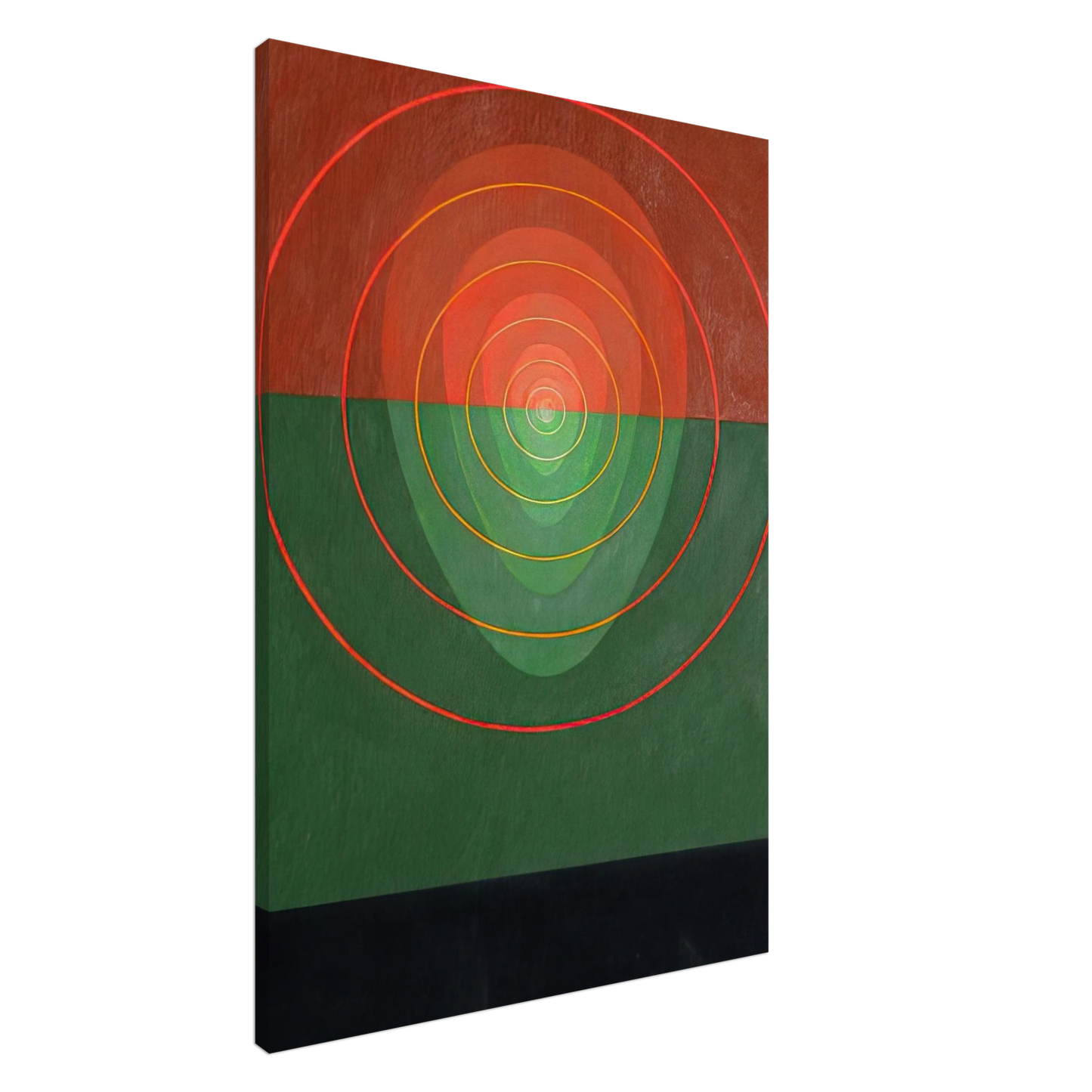 Clarence Holbrook Carter - Mandala No. 2 - 1968 Canvas - 20x30 cm / 8x12 inches-canvas