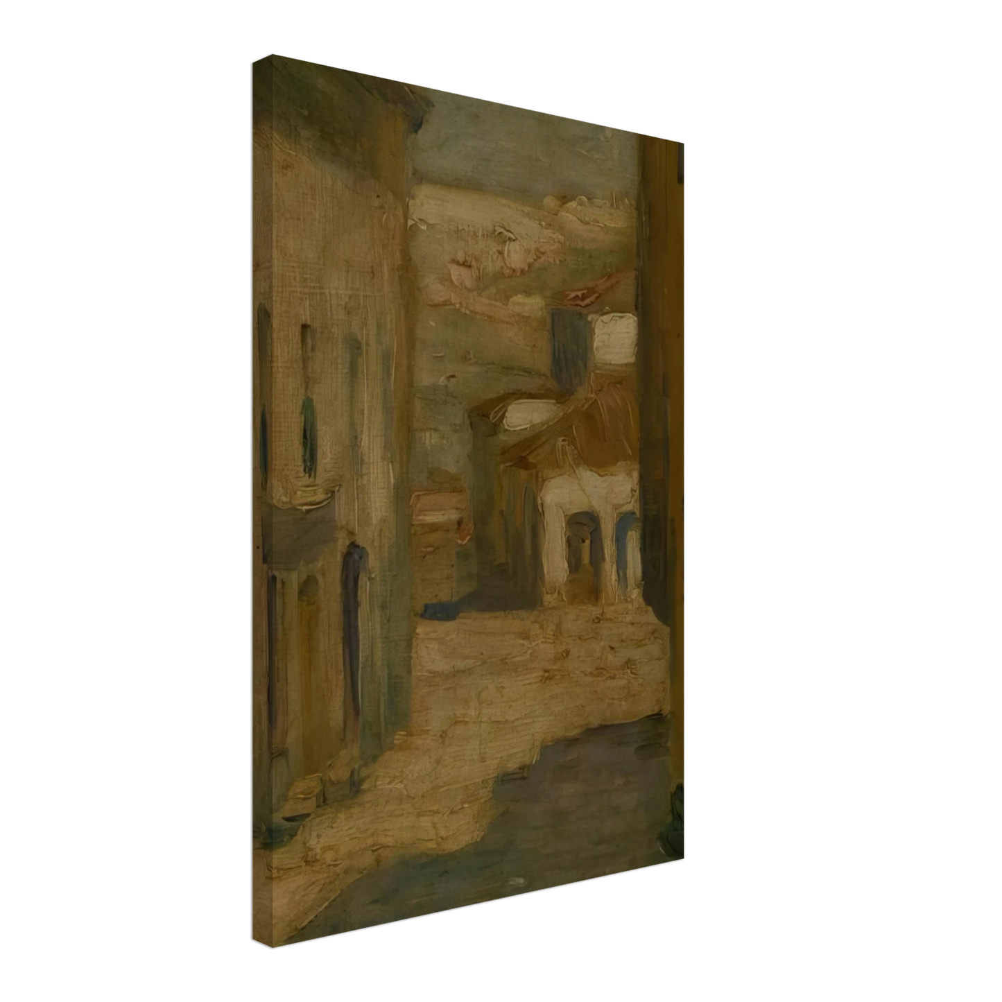 Tarsila do Amaral - Street of Segovia Canvas - 70x100 cm / 28x40 inches-canvas