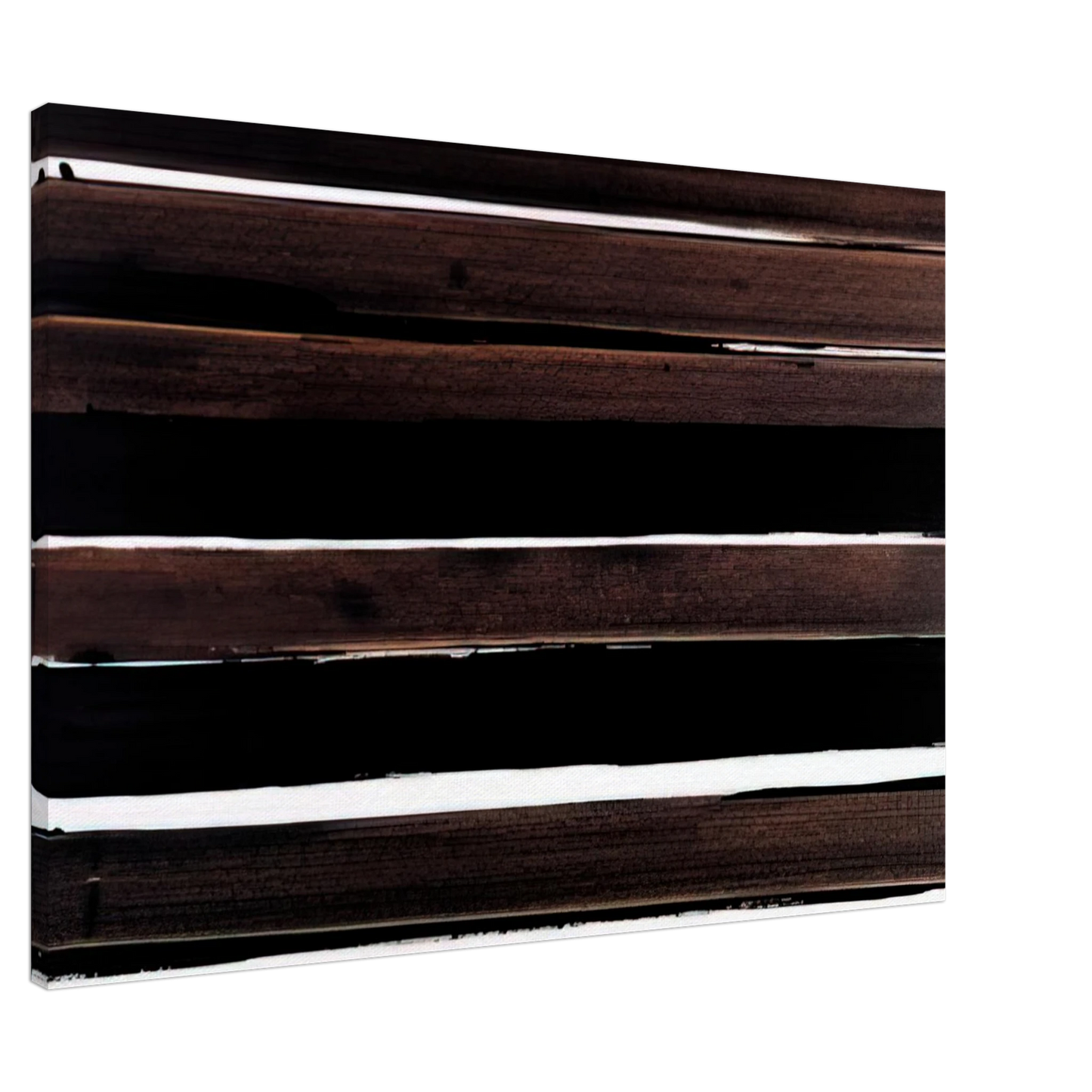 Pierre Soulages - A-Walnut Stain - 2004 Canvas - 20x30 cm / 8x12 inches-canvas