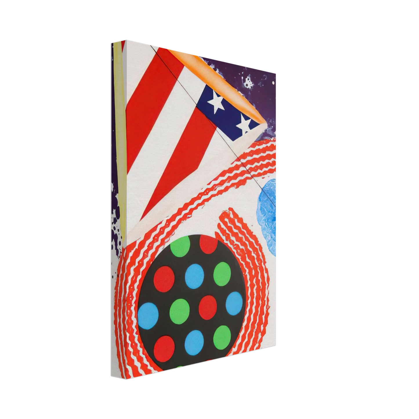 James Rosenquist - A Free for All Canvas - 70x100 cm / 28x40 inches-canvas