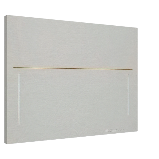 Fred Sandback - Untitled - 1974 Canvas - 20x30 cm / 8x12 inches-canvas