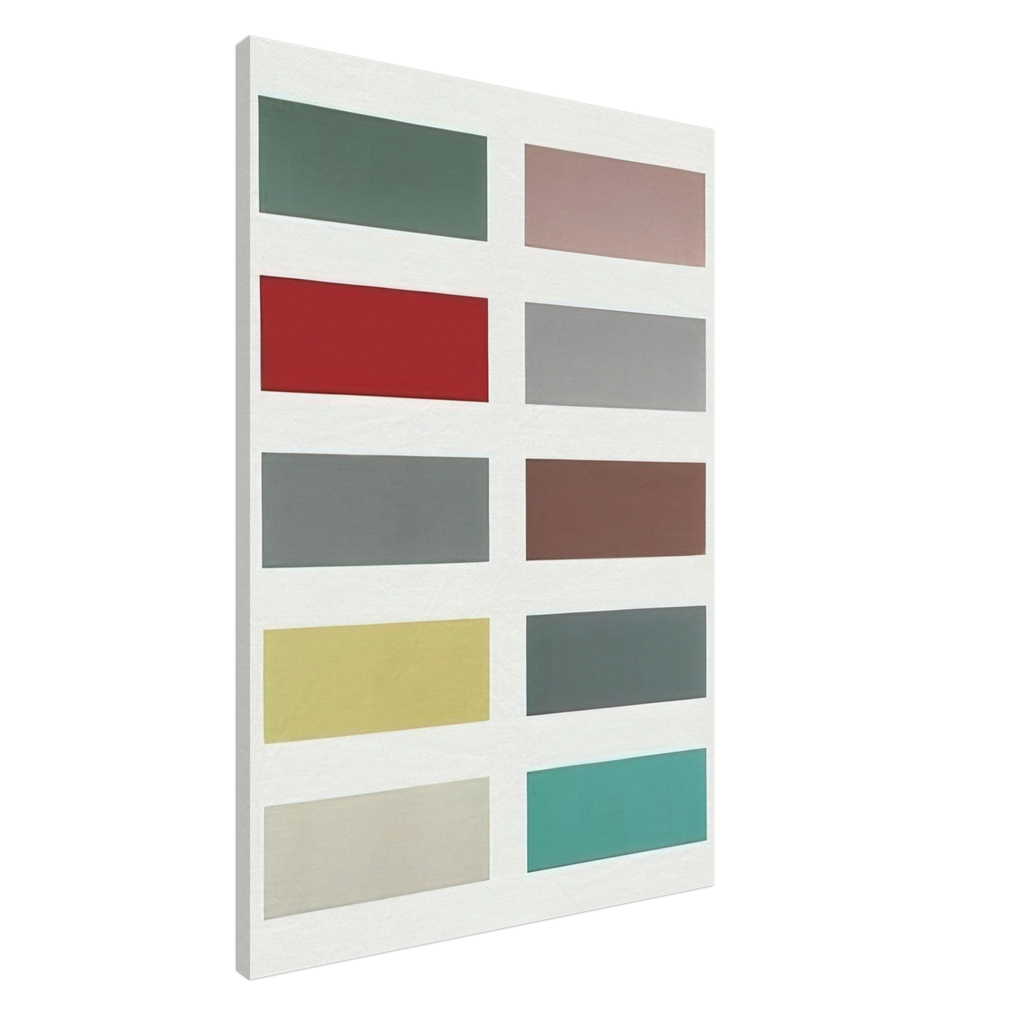Gerhard Richter - TEN COLOURS 1966 Canvas - 20x30 cm / 8x12 inches-canvas