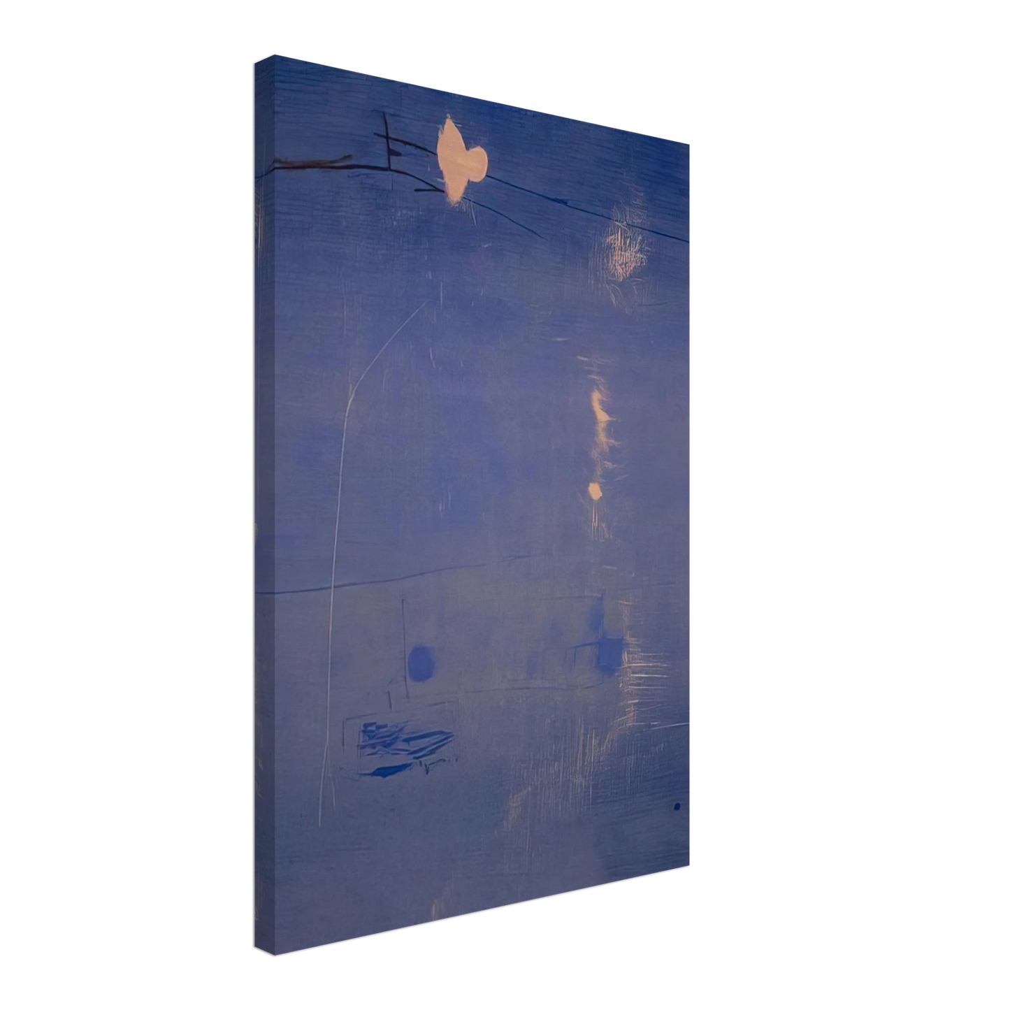 Helen Frankenthaler - Cameo - 1980 Canvas - 40x60 cm / 16x24 inches-canvas