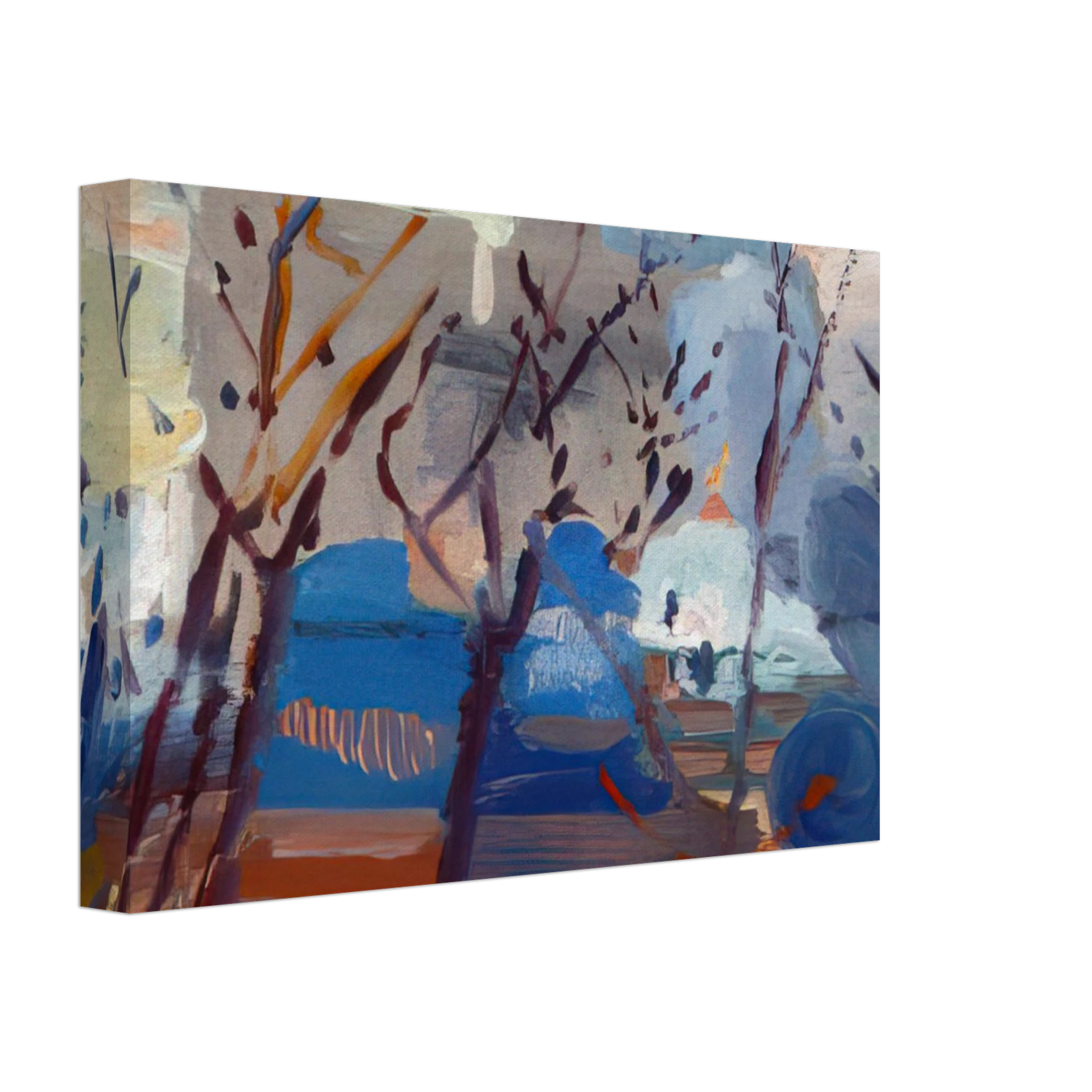 John Marin - Weehawken Sequence - 1916 Canvas - 70x100 cm / 28x40 inches-canvas