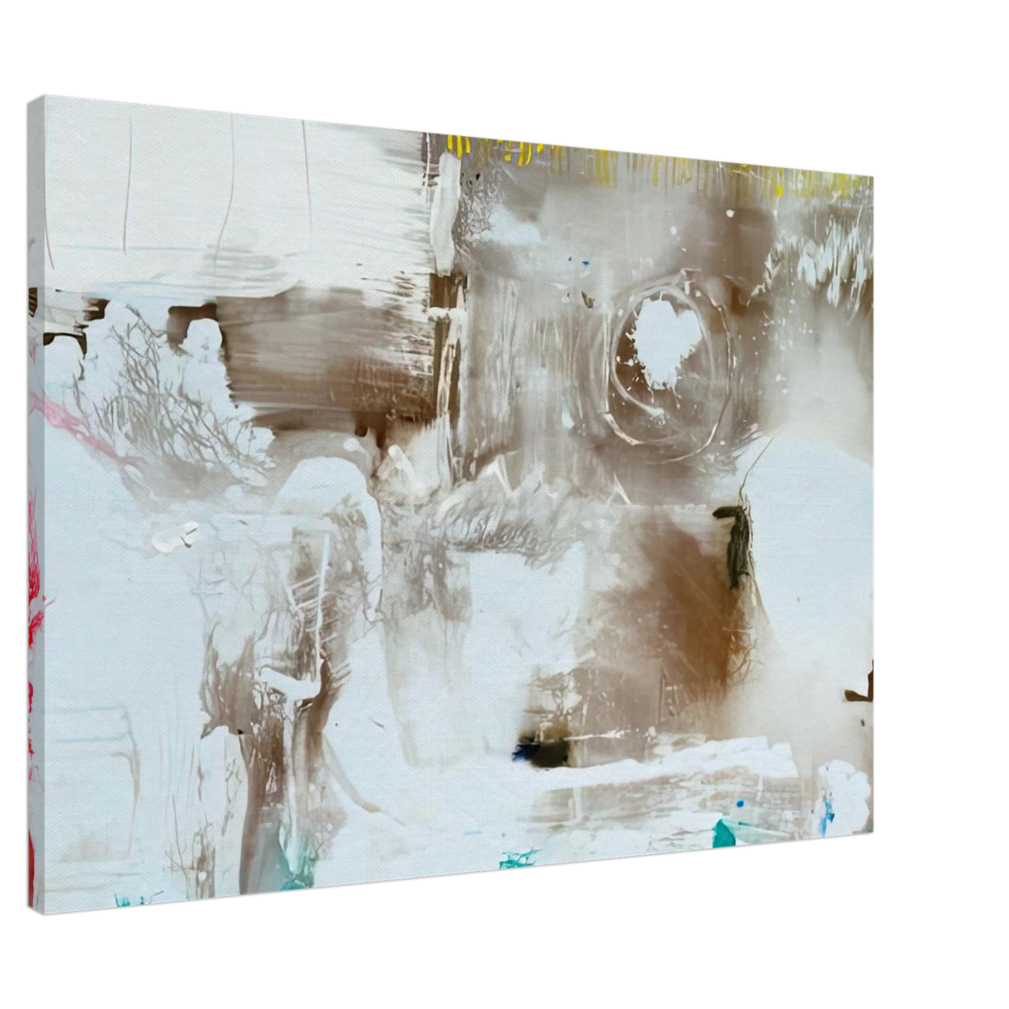 Helen Frankenthaler - Arctic Thaw, 1990- Canvas - 20x30 cm / 8x12 inches-canvas