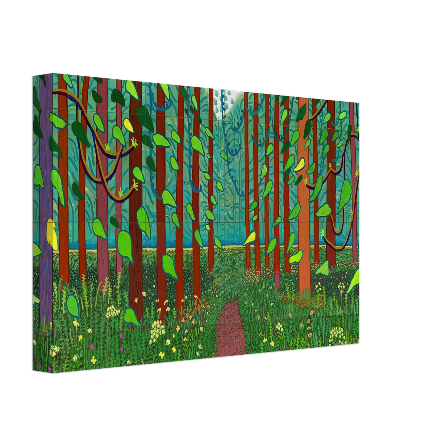 David Hockney - David Hockney Canvas - 40x60 cm / 16x24 inches-canvas