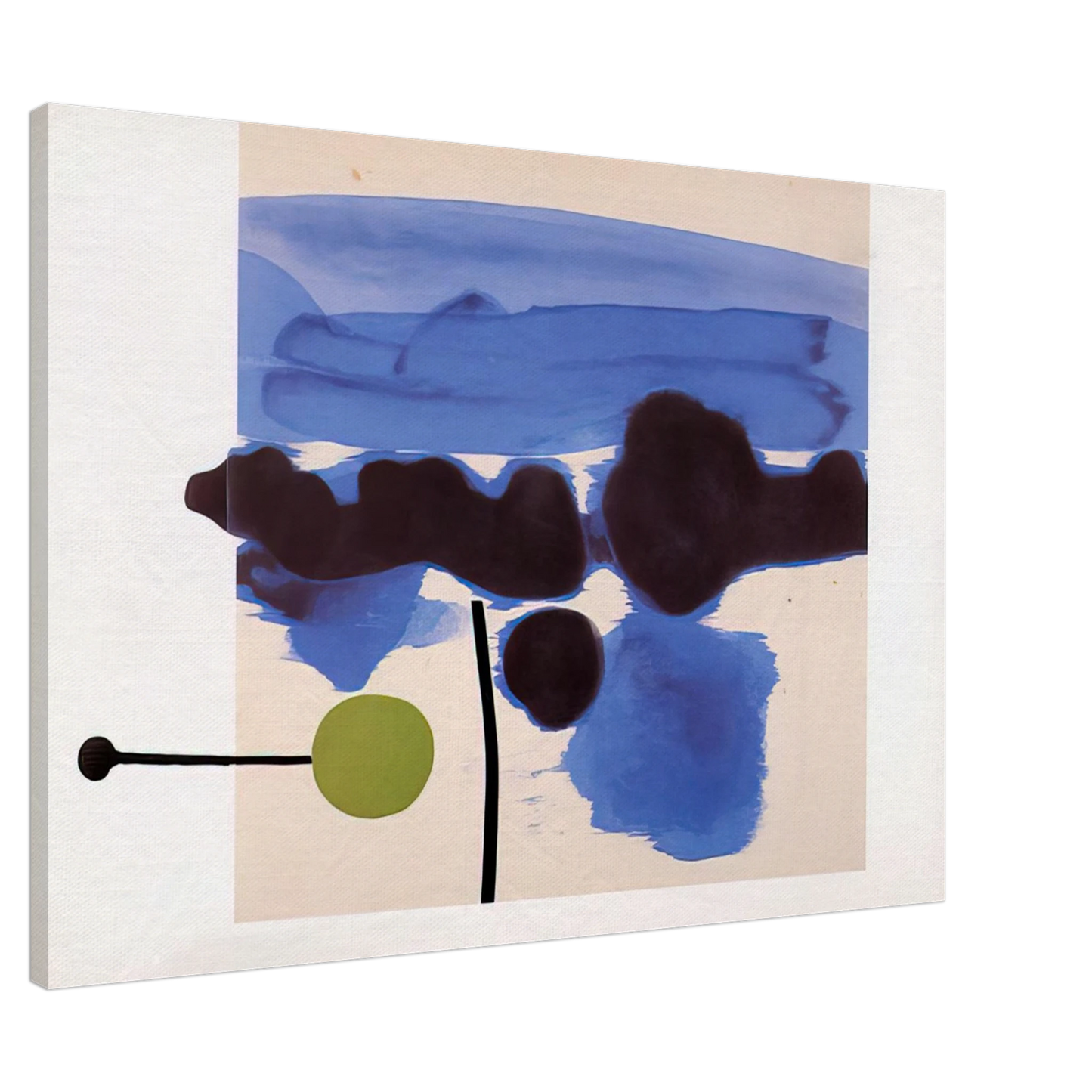 Victor Pasmore - The Passion Flower - 1986 Canvas - 20x30 cm / 8x12 inches-canvas