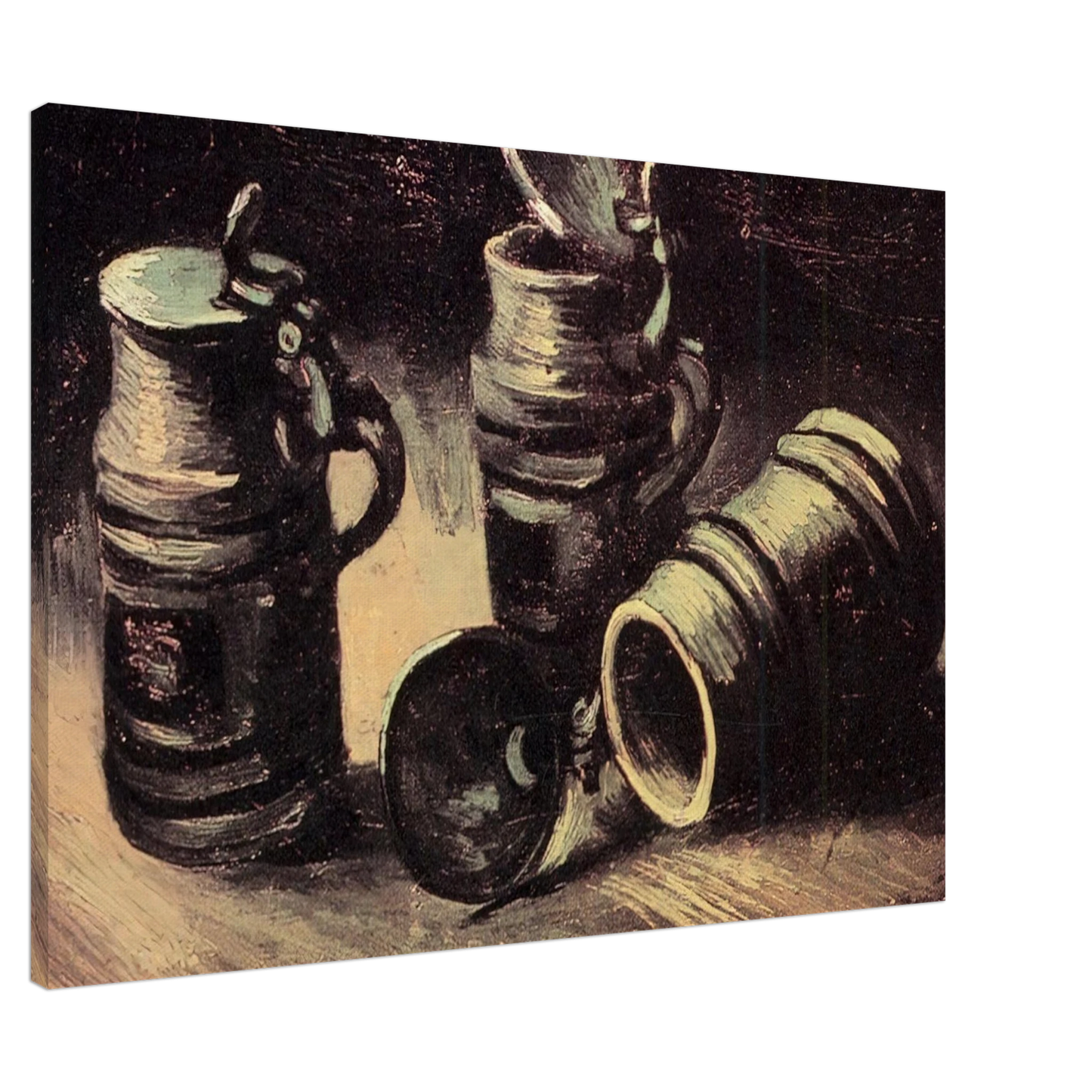 Vincent van Gogh - Beer Tankards Canvas - 20x30 cm / 8x12 inches-canvas