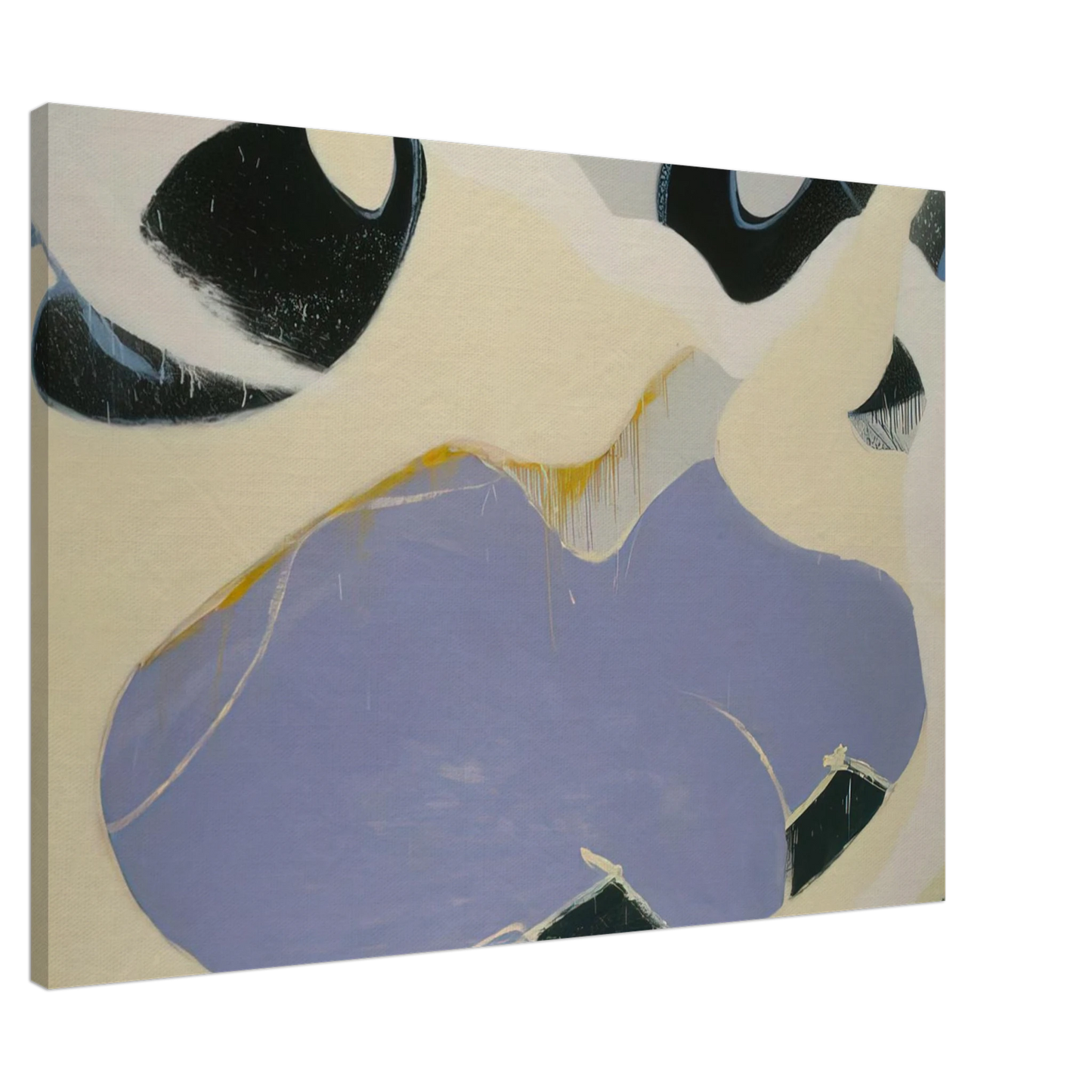 Norman Bluhm - Thamyris - 1972 Canvas - 20x30 cm / 8x12 inches-canvas