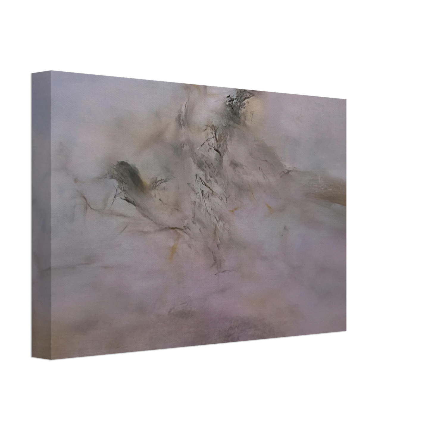 Zao Wou-Ki - 24 02 2002 2002 Canvas - 70x100 cm / 28x40 inches-canvas