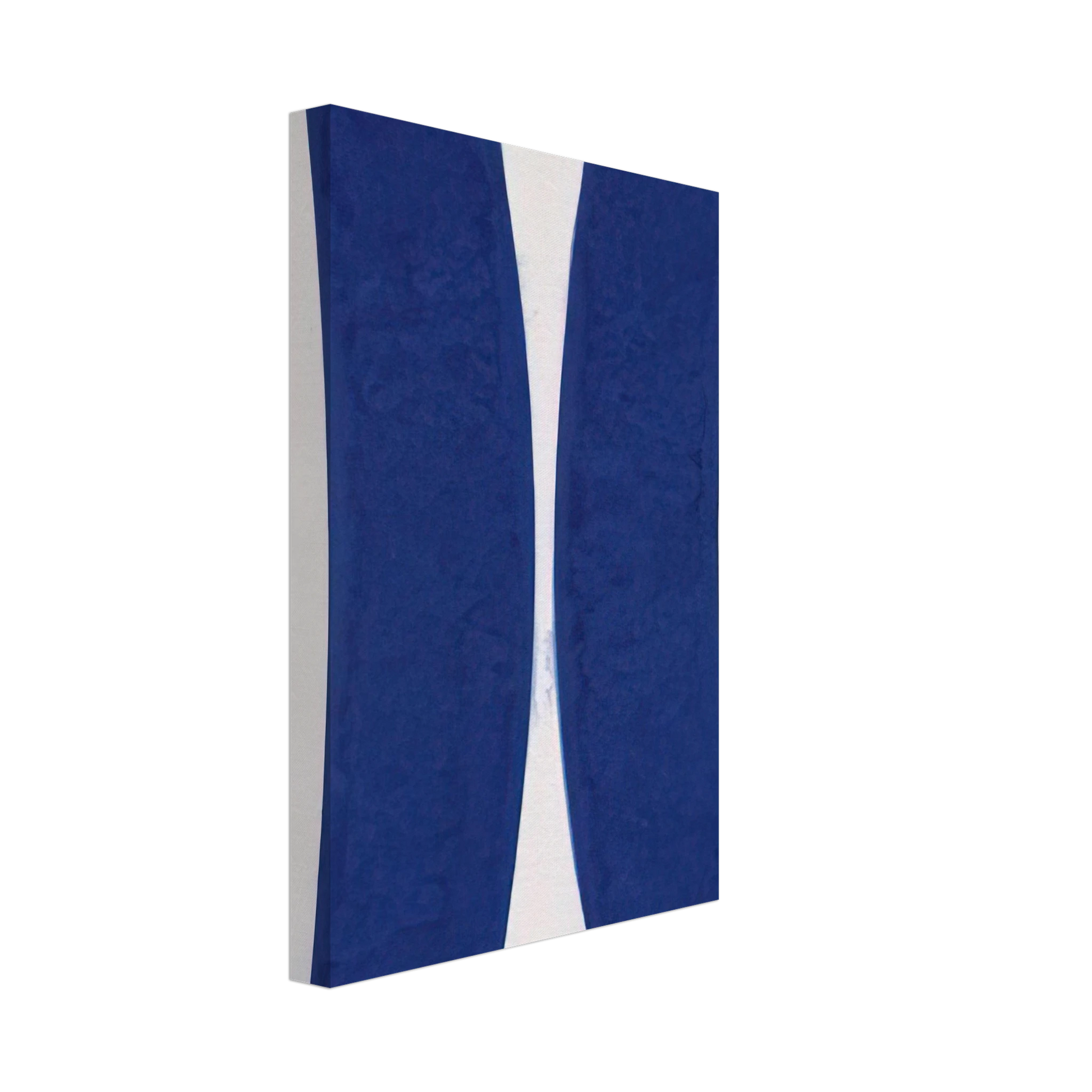 Ellsworth Kelly - Colored Paper Image V  Blue Curves  from Colored Paper Images Canvas - 40x60 cm / 16x24 inches-canvas