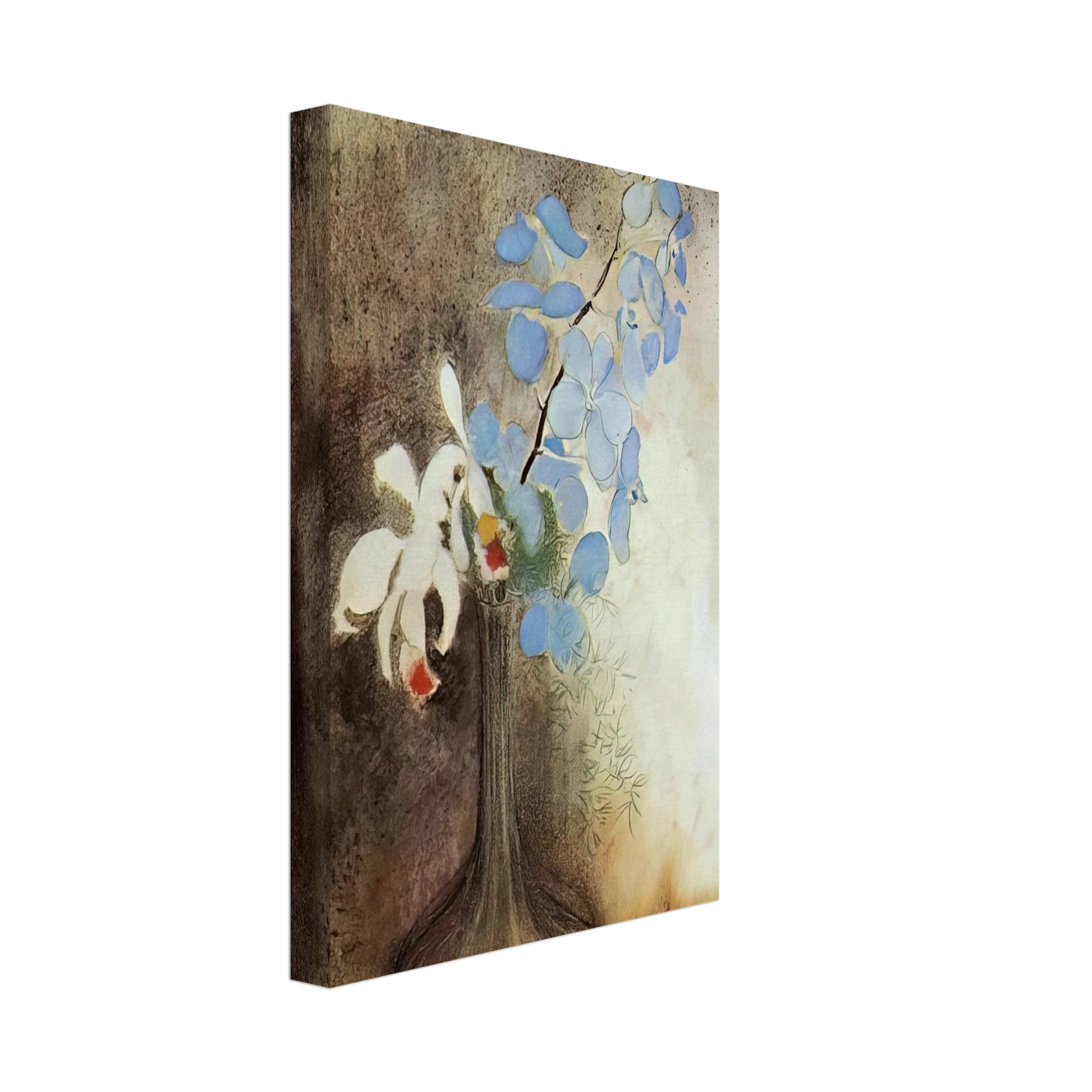 Odilon Redon - ORCHIDS Canvas - 70x100 cm / 28x40 inches-canvas