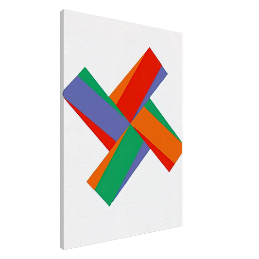 Max Bill - Aus Portfolio Kinderstern - 1989 Canvas - 20x30 cm / 8x12 inches-canvas