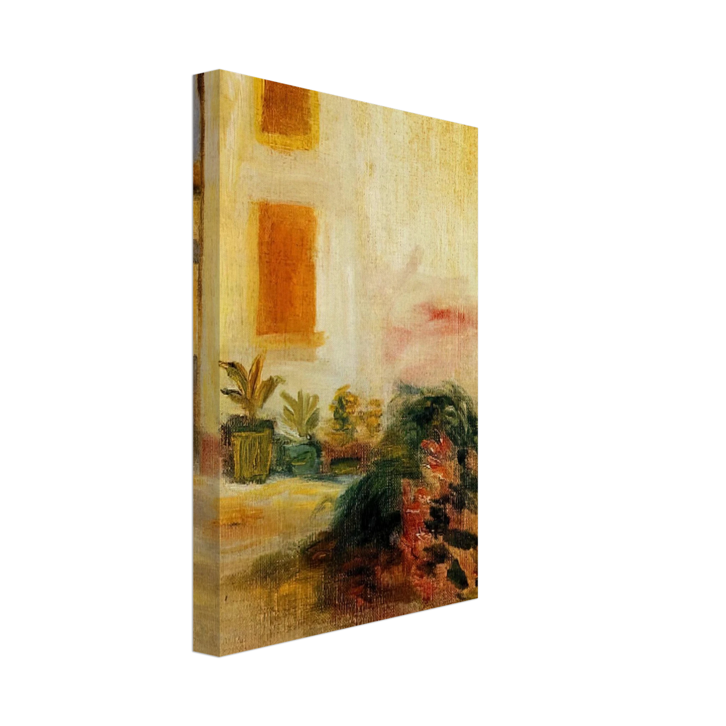 Pierre-Auguste Renoir - Farm Courtyard Canvas - 70x100 cm / 28x40 inches-canvas