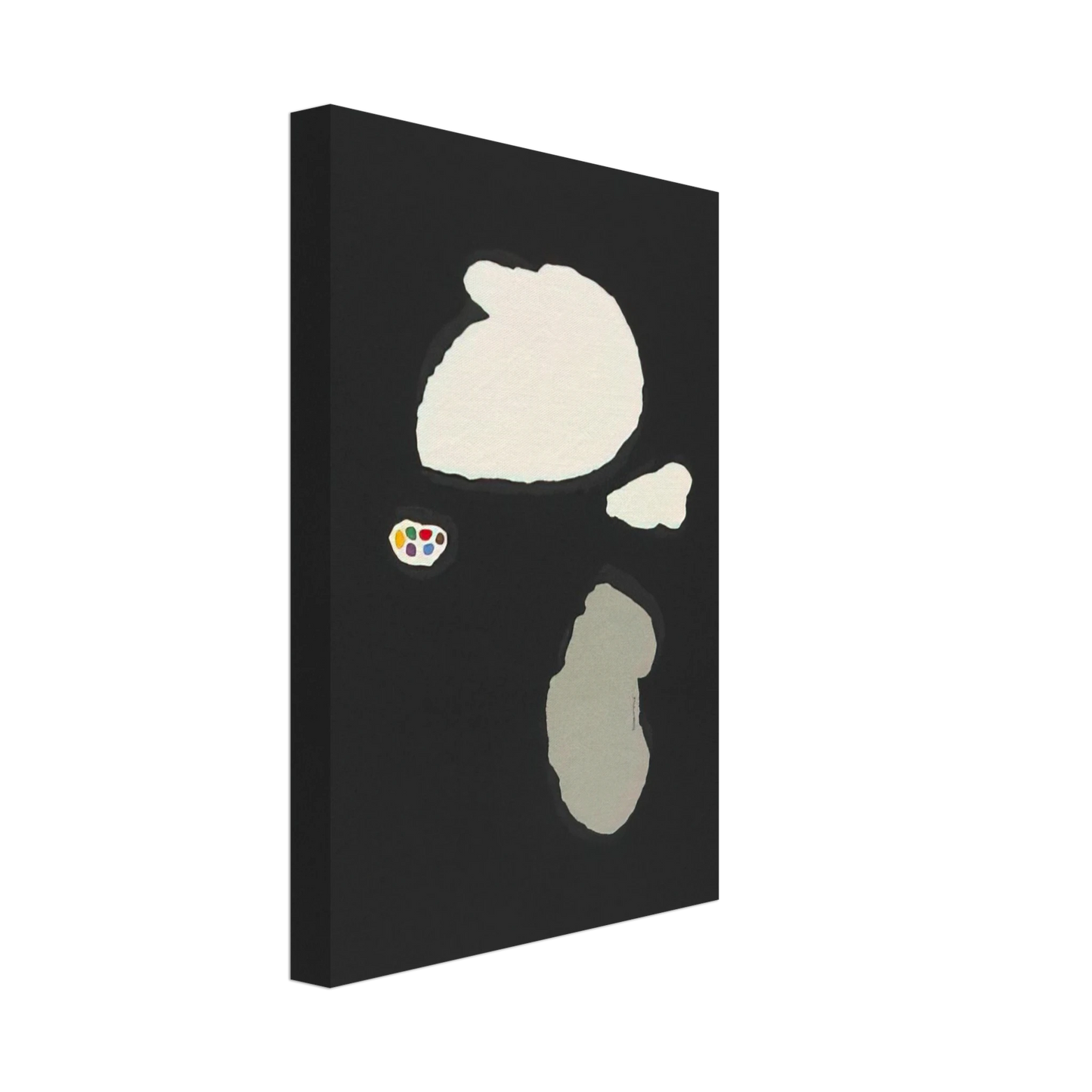 Bruno Munari - Untitled Graphic Composition - 1951 Canvas - 70x100 cm / 28x40 inches-canvas