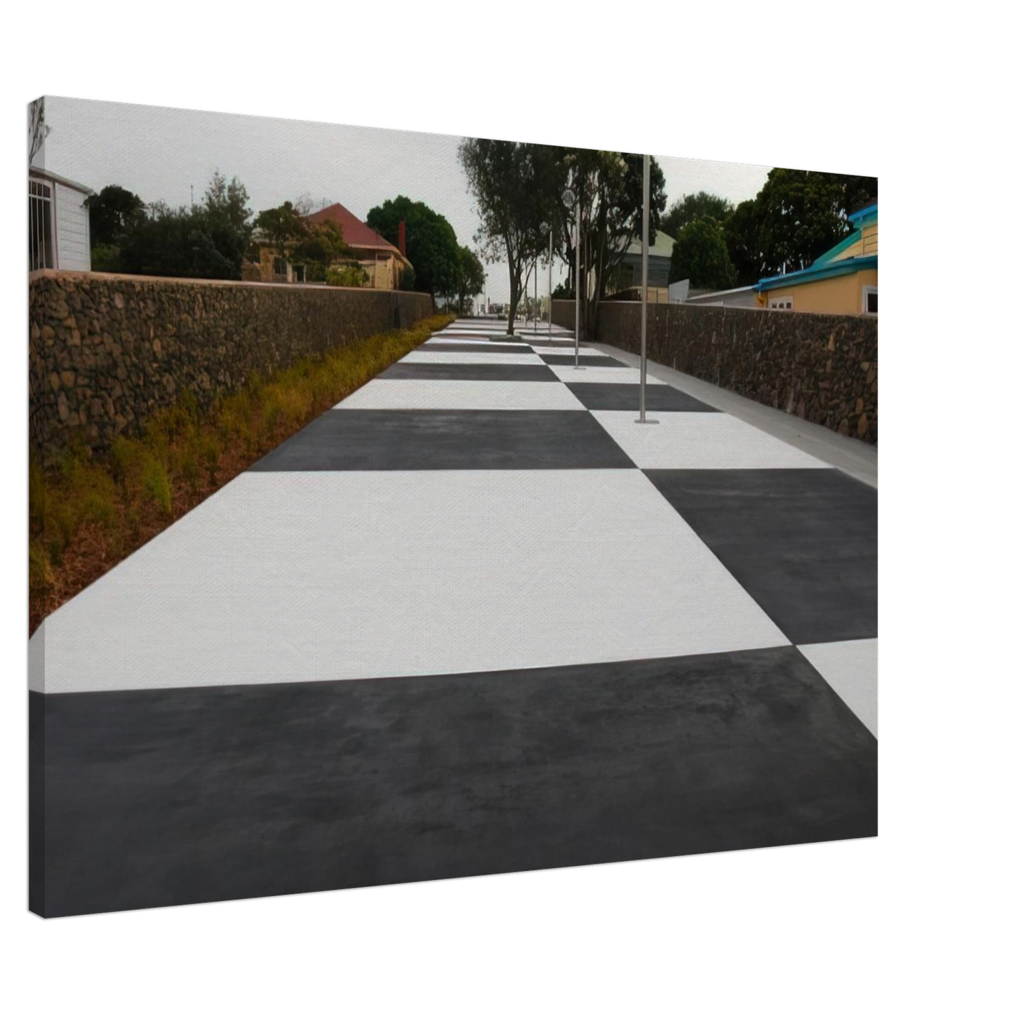 Billy Apple - Waipero Swamp Walk - Pop Art Canvas - 20x30 cm / 8x12 inches-canvas