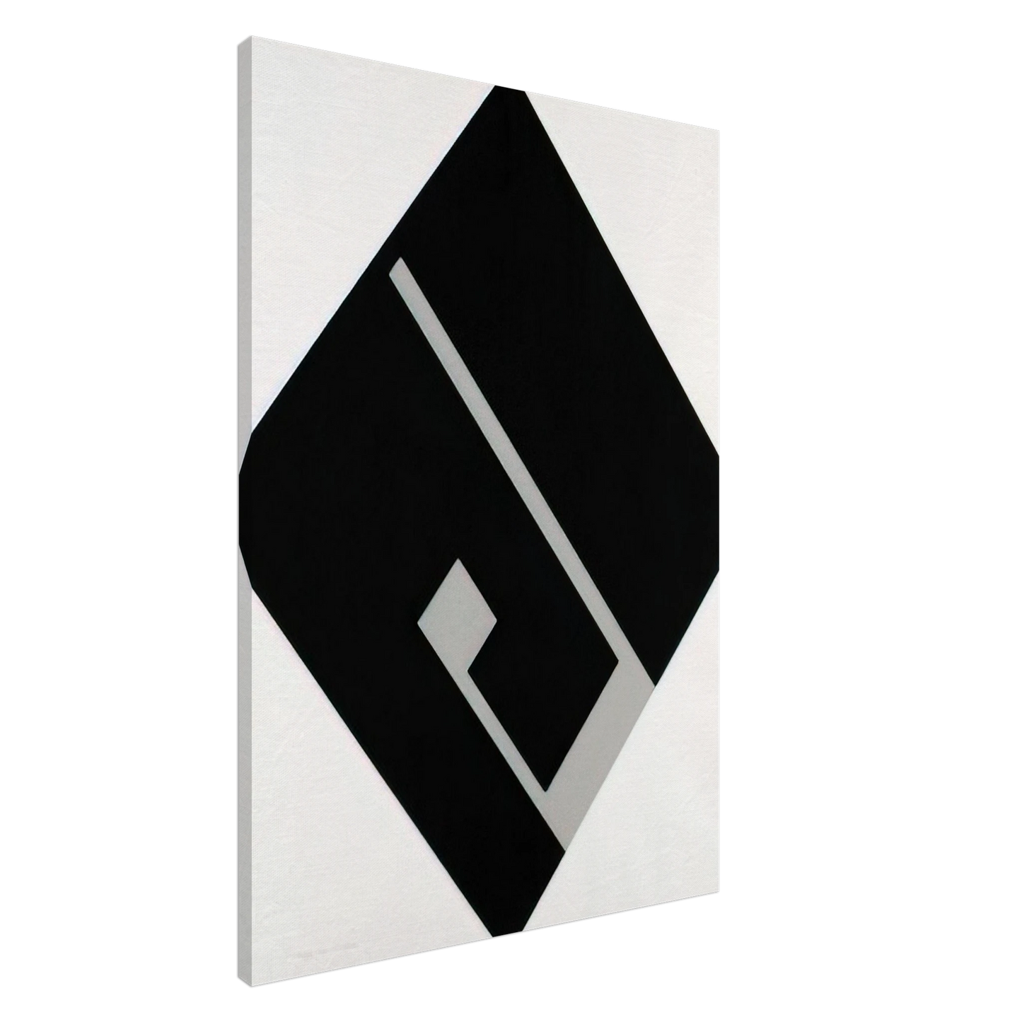 Bruno Munari - Untitled - 1984 Canvas - 20x30 cm / 8x12 inches-canvas