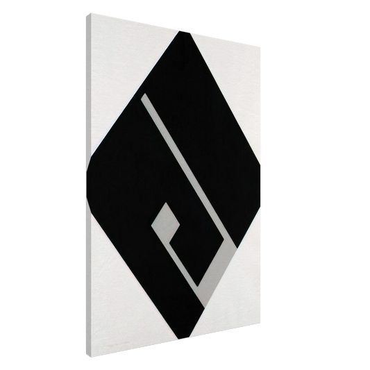 Bruno Munari - Untitled - 1984 Canvas - 20x30 cm / 8x12 inches-canvas