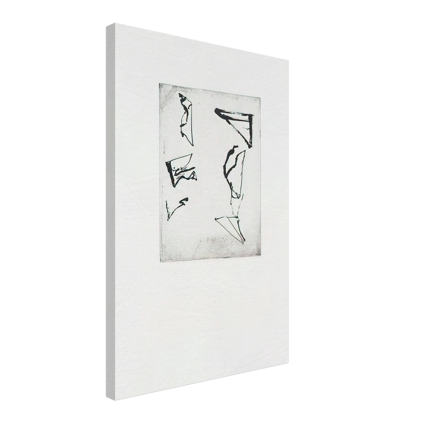 Brice Marden - Etchings to Rexroth #1 - 1986 Canvas - 40x60 cm / 16x24 inches-canvas