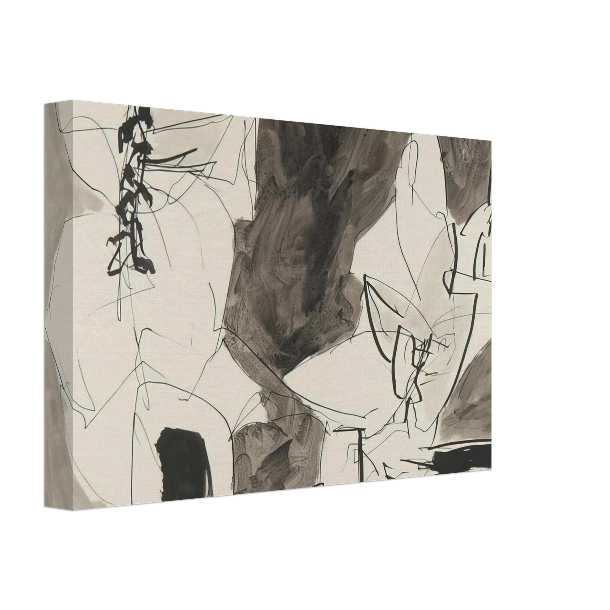 Gene Davis - Leap Frog - 1952 Canvas - 40x60 cm / 16x24 inches-canvas