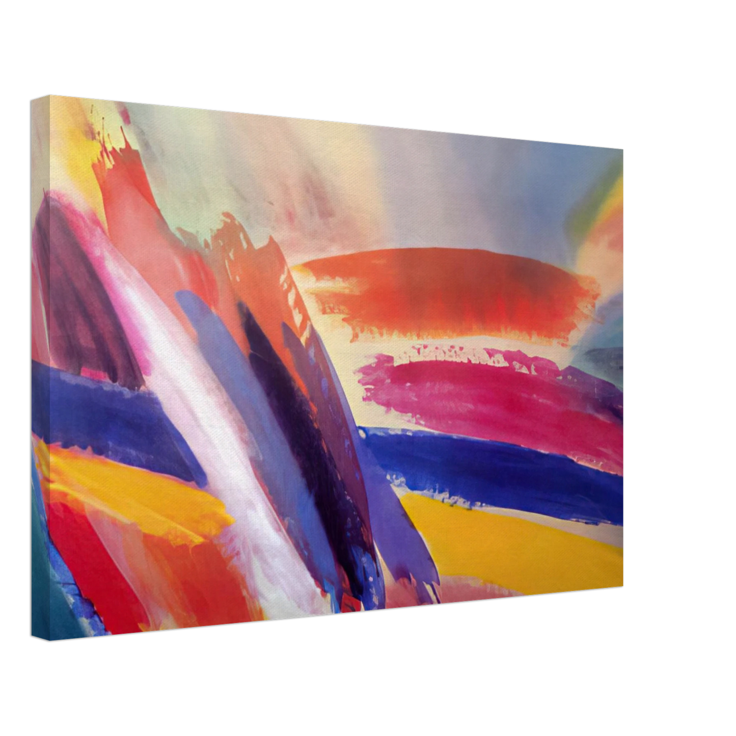 Ronnie Landfield - Spirit On High - 1995 Canvas - 40x60 cm / 16x24 inches-canvas