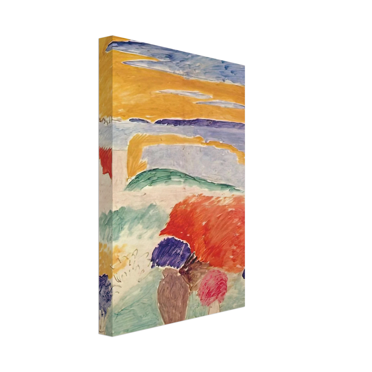 Henri Matisse - OPEN WINDOW AT TANGIER 1913 Canvas - 70x100 cm / 28x40 inches-canvas