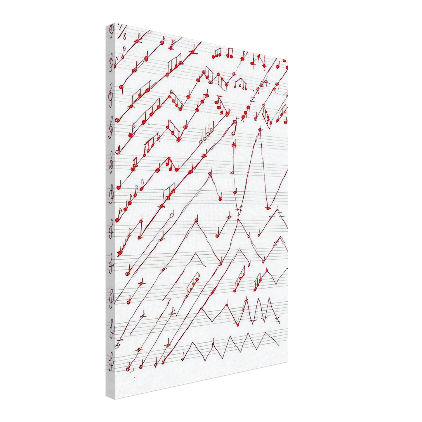 Louise Bourgeois - UNTITLED 1995 2 Canvas - 40x60 cm / 16x24 inches-canvas