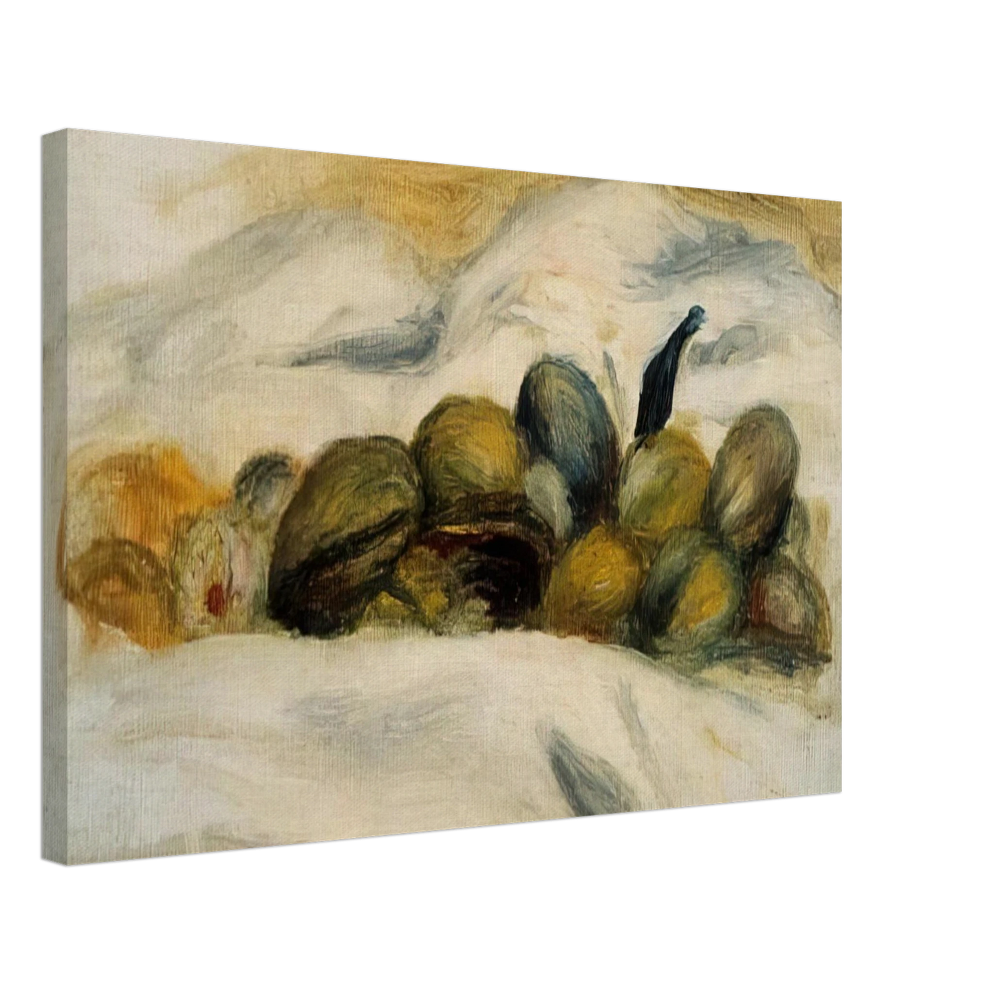Pierre-Auguste Renoir - Still Life Almonds and Walnuts Canvas - 40x60 cm / 16x24 inches-canvas