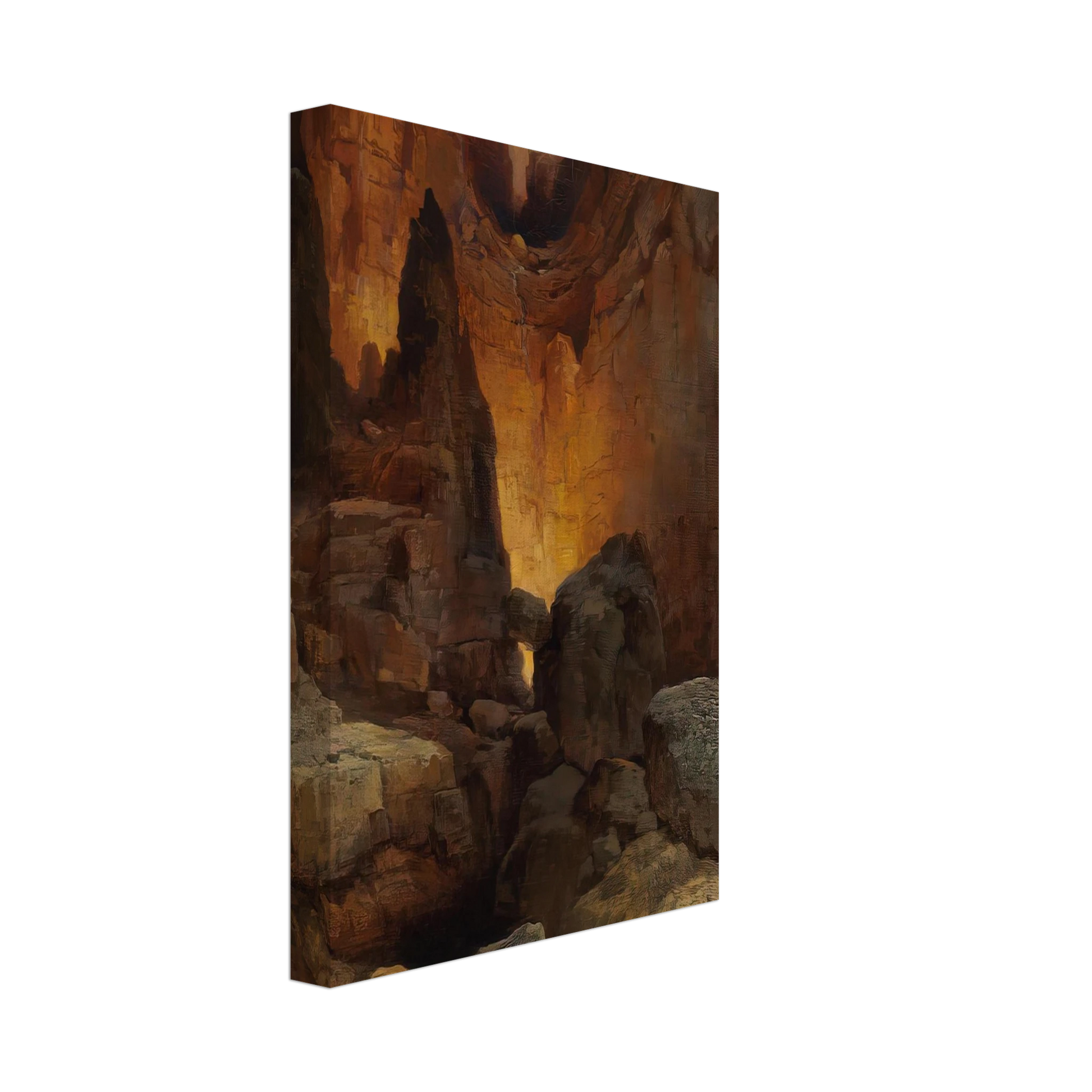Thomas Moran - A Side Canyon Grand Canyon of Arizona Canvas - 70x100 cm / 28x40 inches-canvas