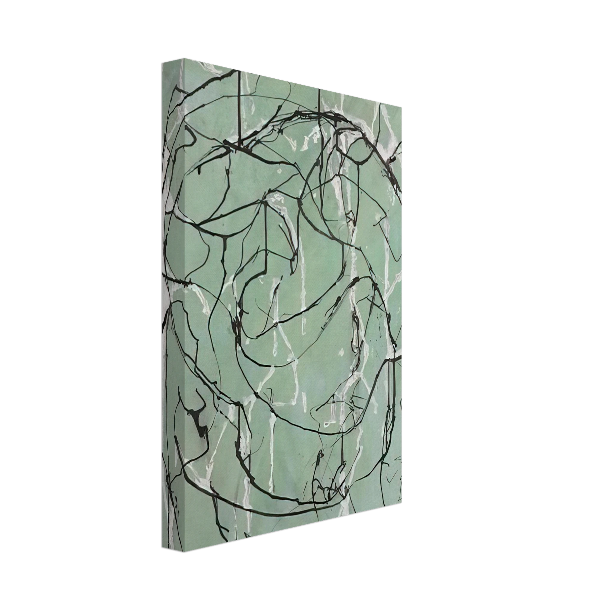 Brice Marden - Post Calligraphic Drawing - 1998 Canvas - 70x100 cm / 28x40 inches-canvas