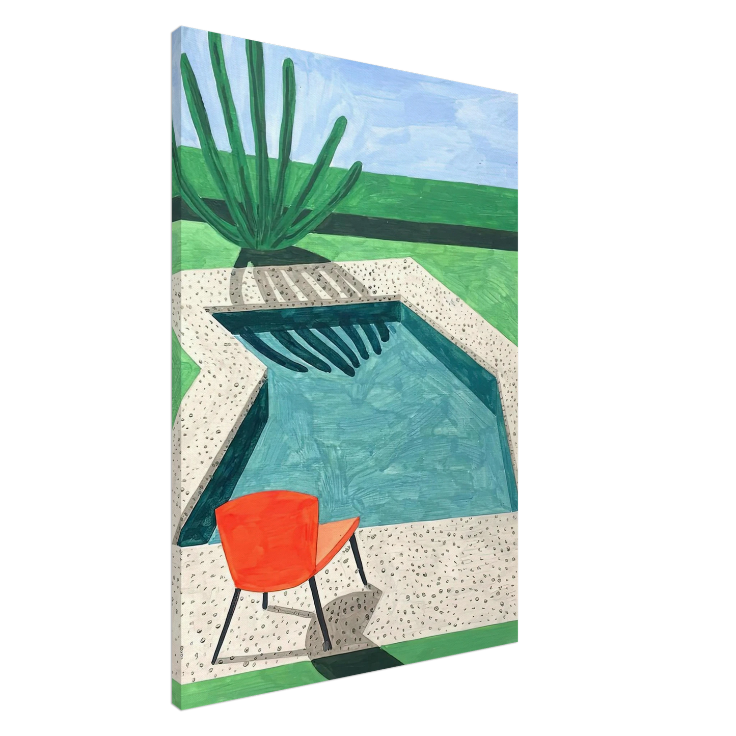 David Hockney - David Hockney Canvas - 20x30 cm / 8x12 inches-canvas