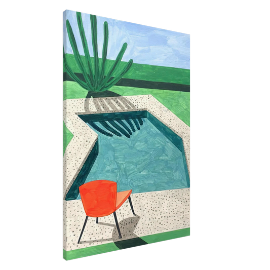 David Hockney - David Hockney Canvas - 20x30 cm / 8x12 inches-canvas