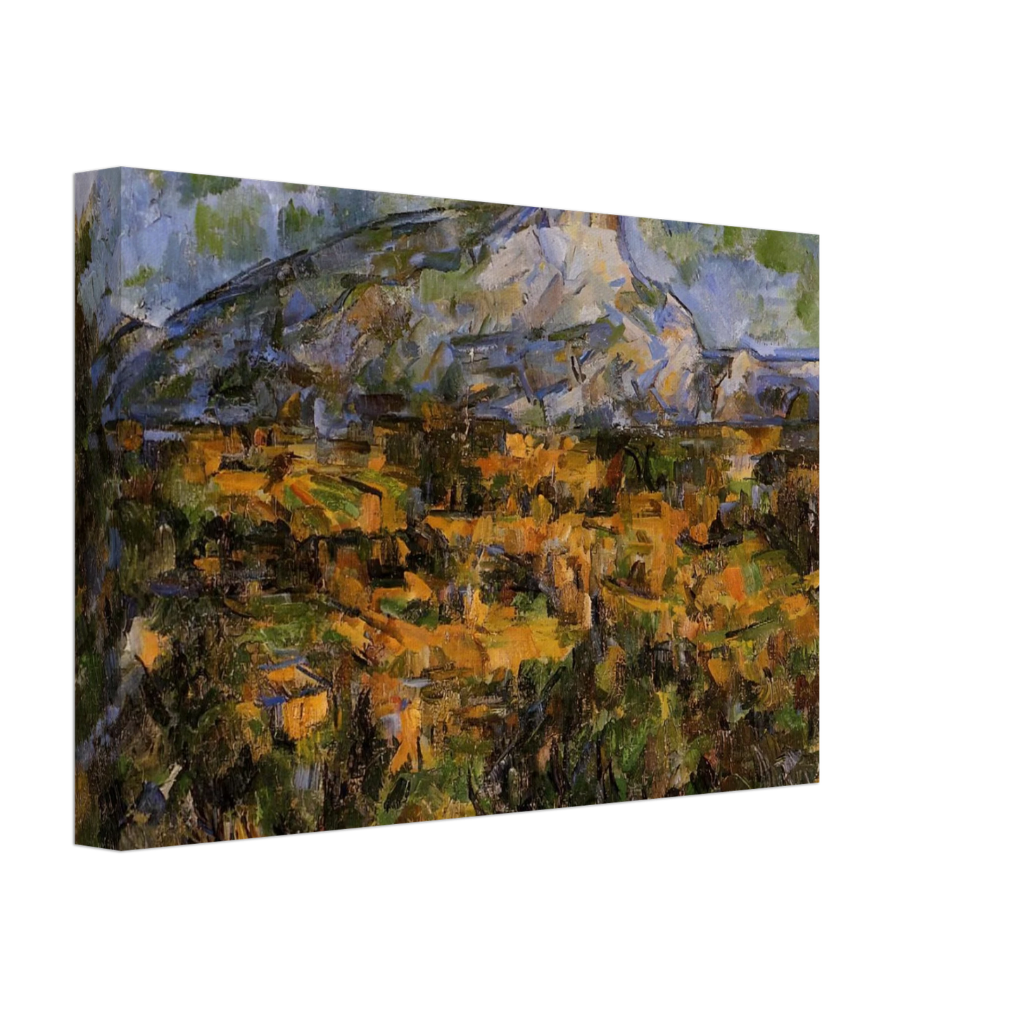 Paul Cezanne - Mont Sainte-Victoire Seen from les Lauves Canvas - 70x100 cm / 28x40 inches-canvas