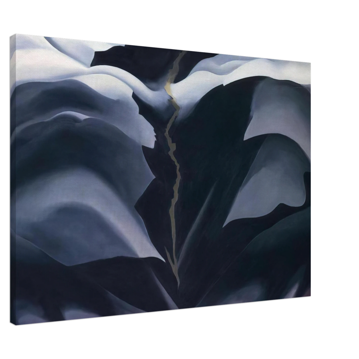 Georgia O'Keeffe - Black Place II Canvas - 20x30 cm / 8x12 inches-canvas