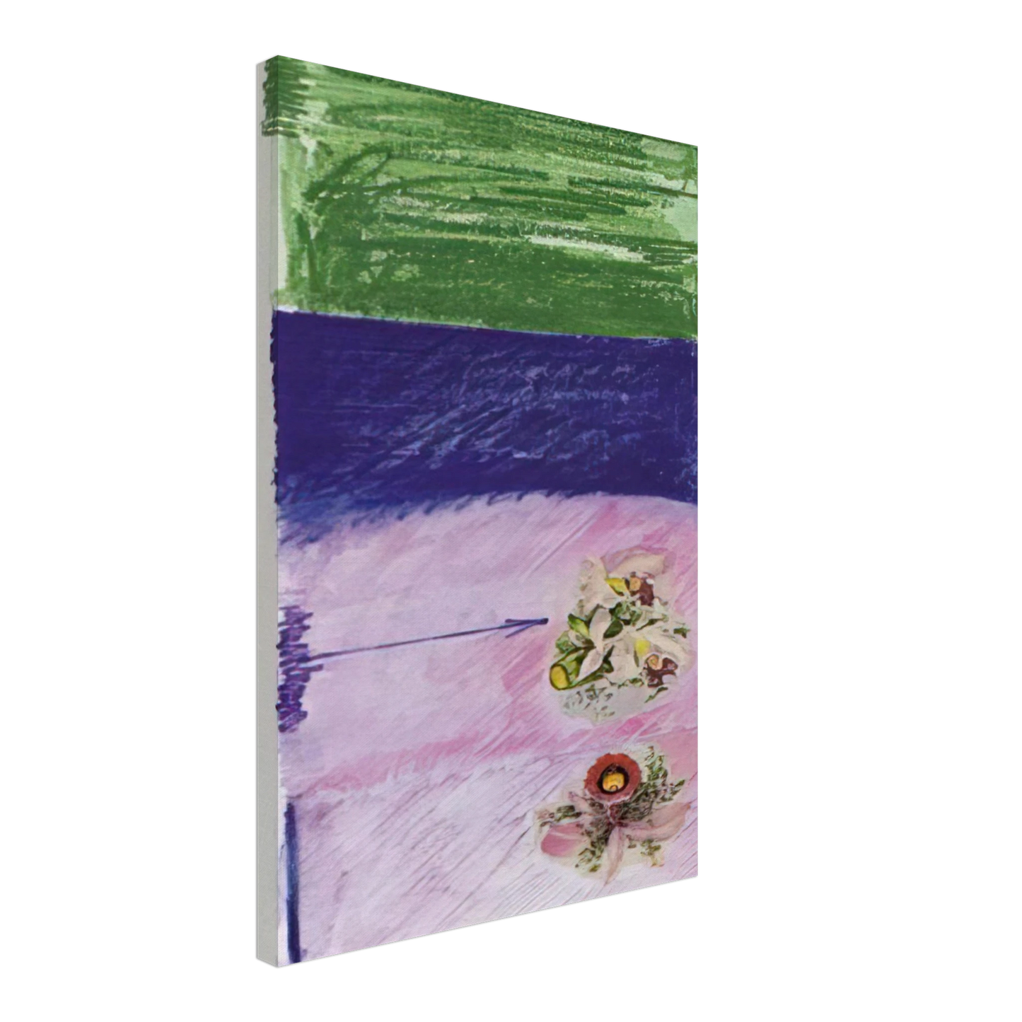 Mira Schendel - Untitled - 1978 Canvas - 70x100 cm / 28x40 inches-canvas