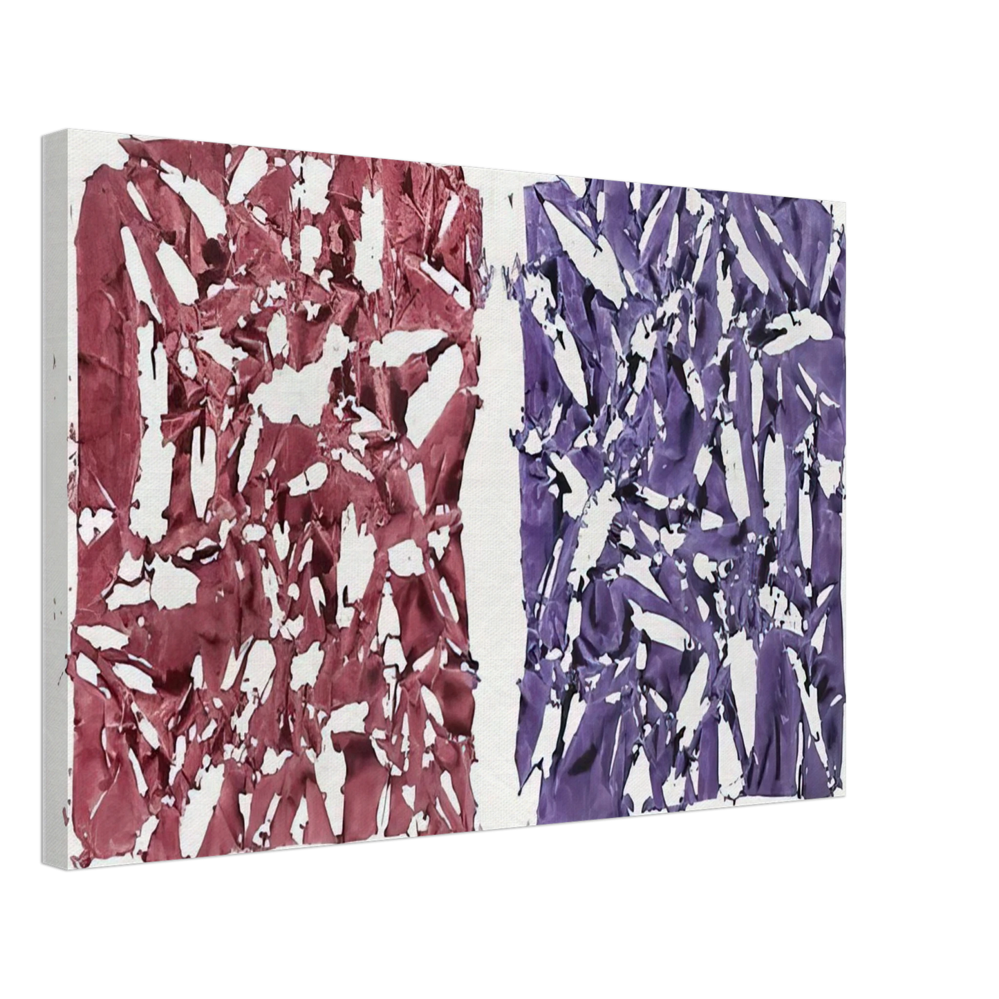 Simon Hantai - Tabula - 1981 Canvas - 70x100 cm / 28x40 inches-canvas