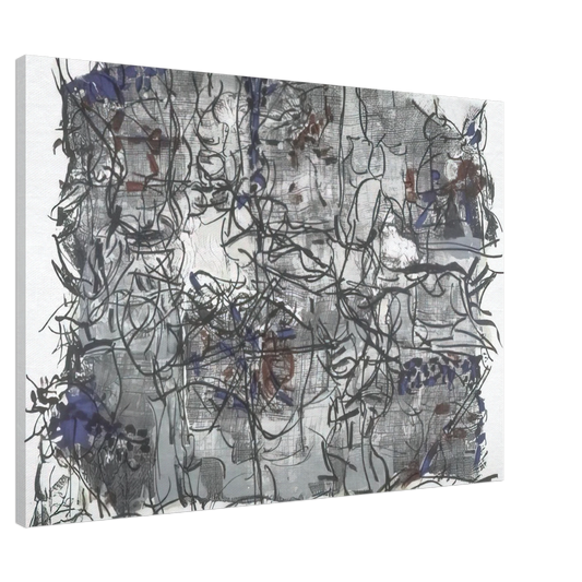 Jean-Paul Riopelle - Jute IV Canvas - 20x30 cm / 8x12 inches-canvas