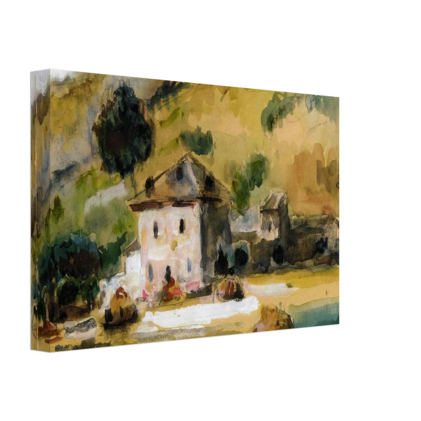 Paul Cezanne - Near Aix En Provence Canvas - 70x100 cm / 28x40 inches-canvas