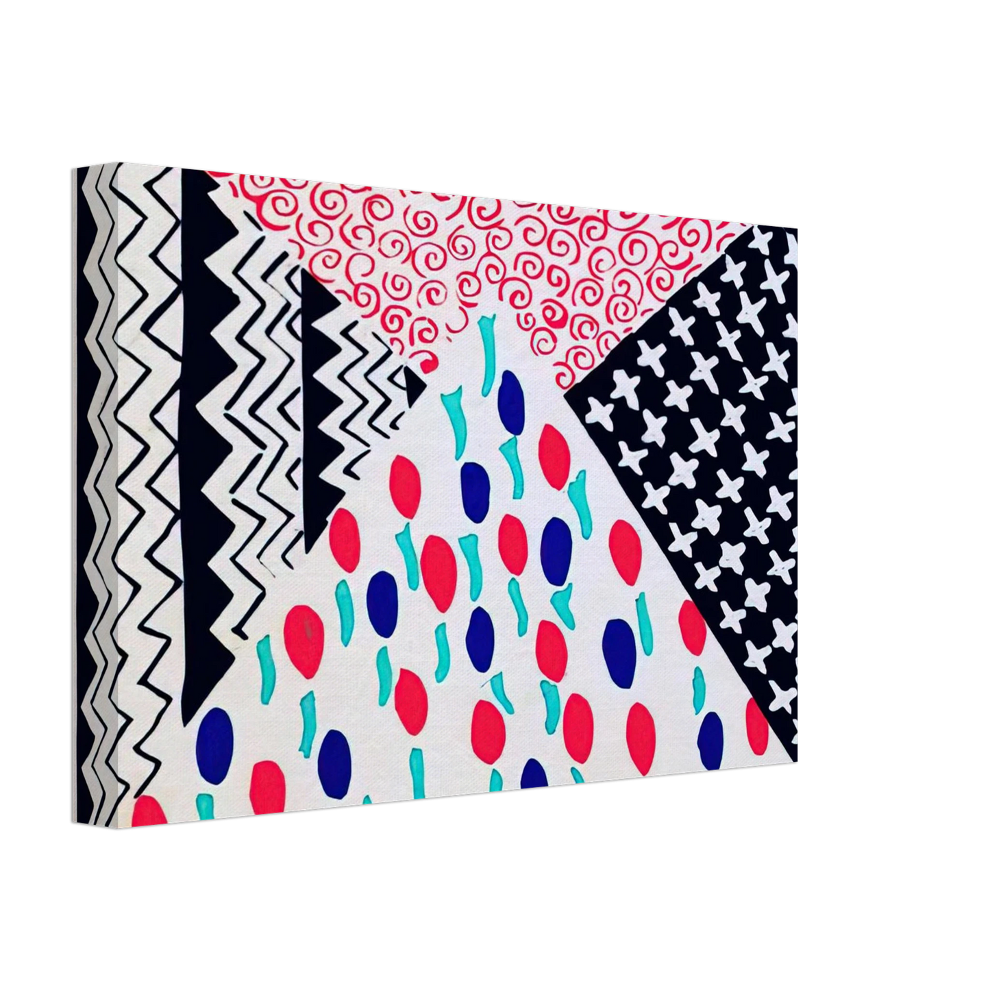 Sonia Delaunay - COMPOSITION 39 Canvas - 40x60 cm / 16x24 inches-canvas