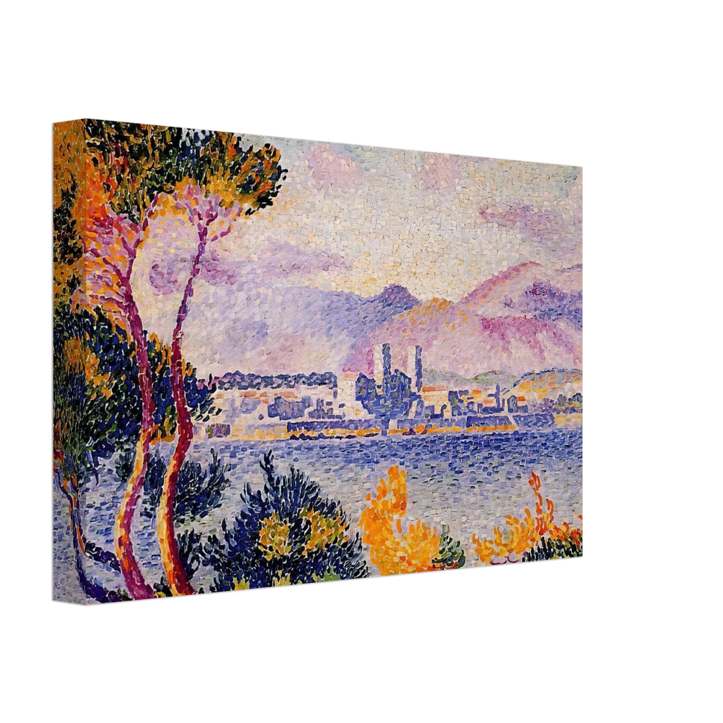 Henri-Edmond Cross - Antibes, Afternoon Canvas - 70x100 cm / 28x40 inches-canvas