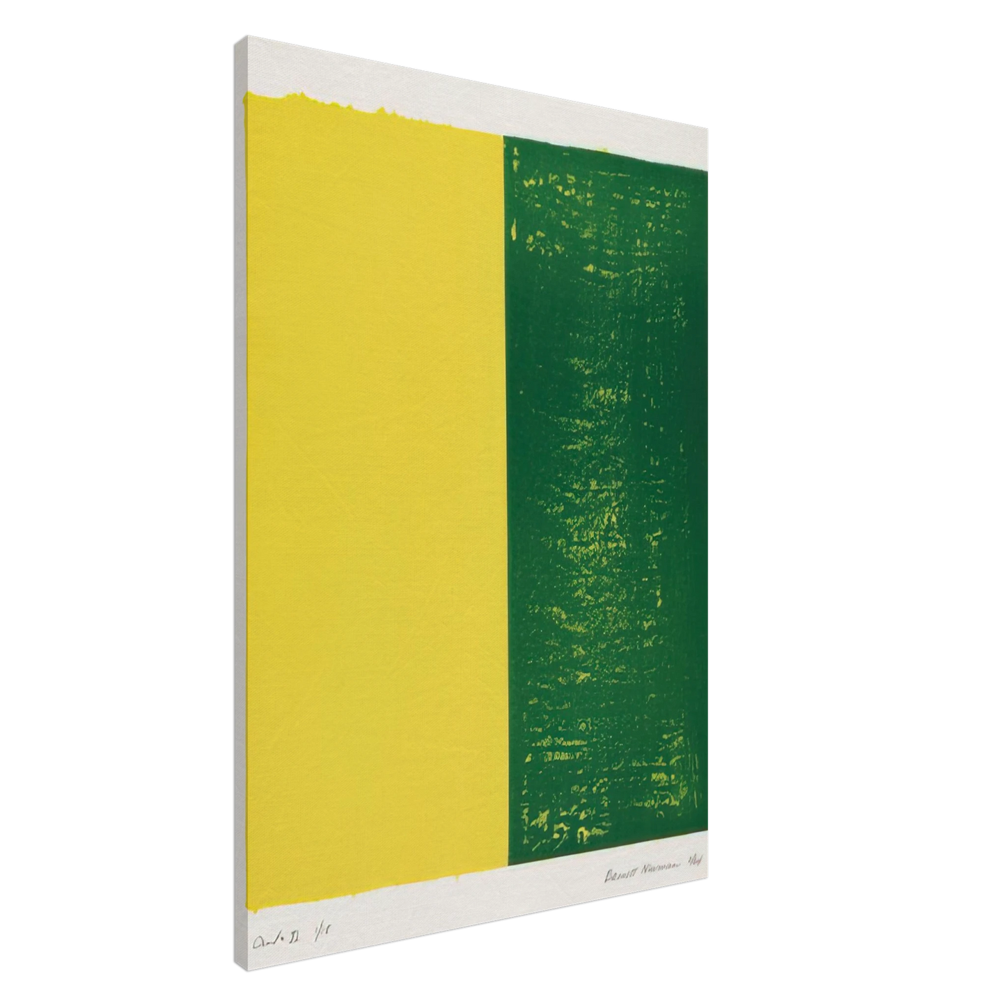 Barnett Newman - Canto XI Canvas - 20x30 cm / 8x12 inches-canvas