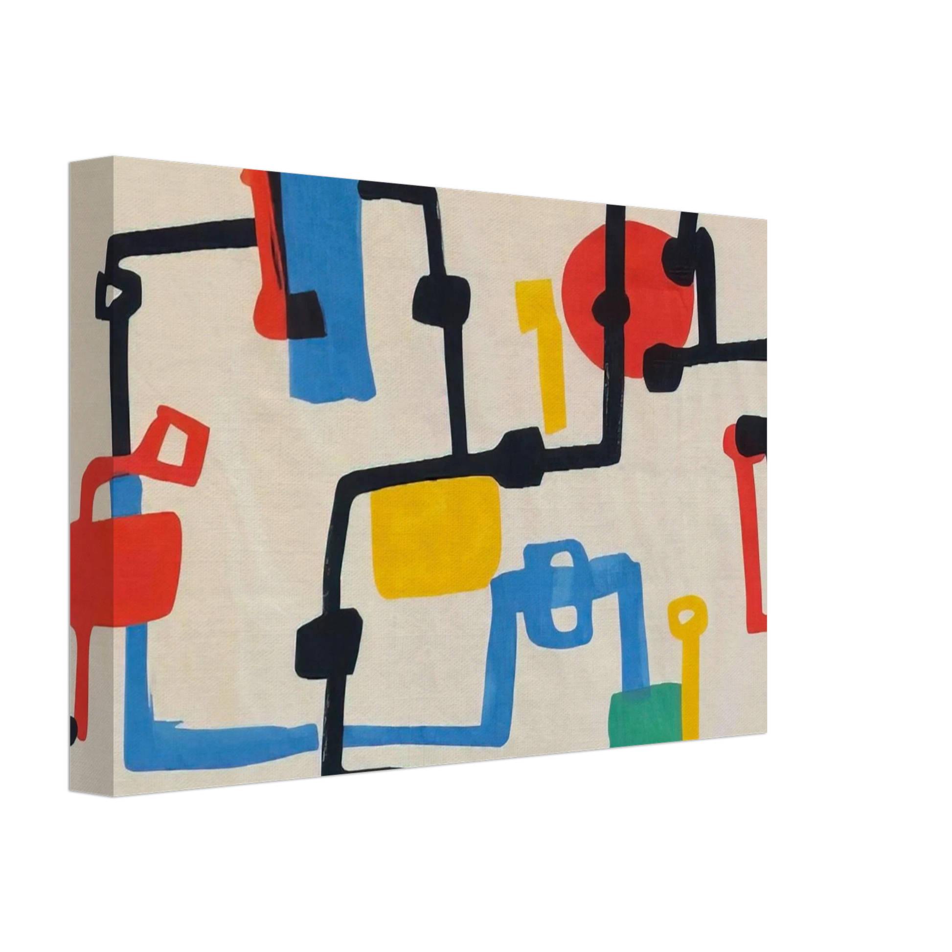 Etel Adnan - Oil Fields Canvas - 40x60 cm / 16x24 inches-canvas