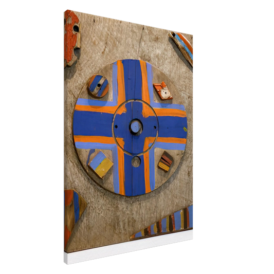 Betty Parsons - Eye of the Cross - 1976 Canvas - 20x30 cm / 8x12 inches-canvas