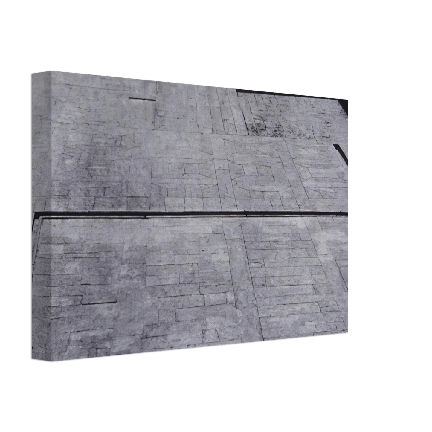 Nasreen Mohamedi - Untitled - 1971 Canvas - 40x60 cm / 16x24 inches-canvas