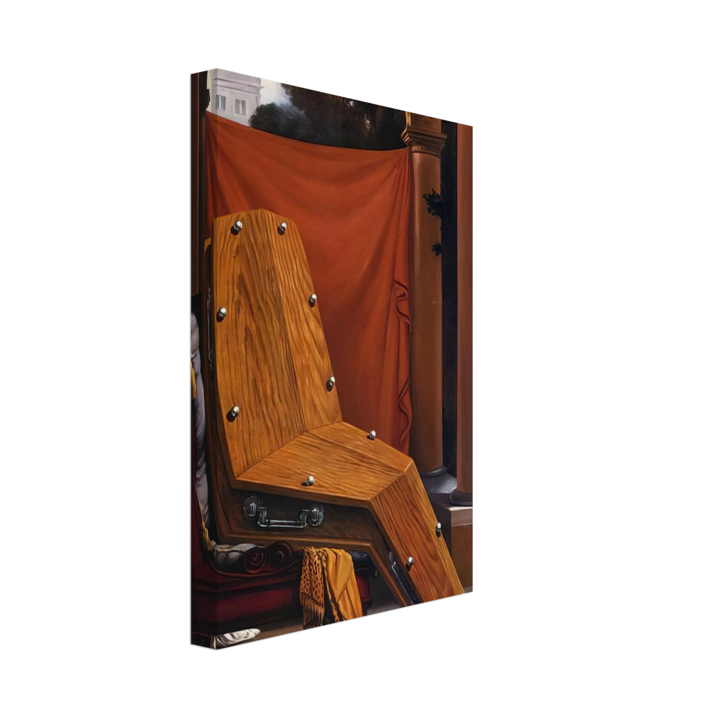 Rene Magritte - PERSPECTIVE MADAME R%C3%A9CAMIER DE DAVID 1950 Canvas - 70x100 cm / 28x40 inches-canvas