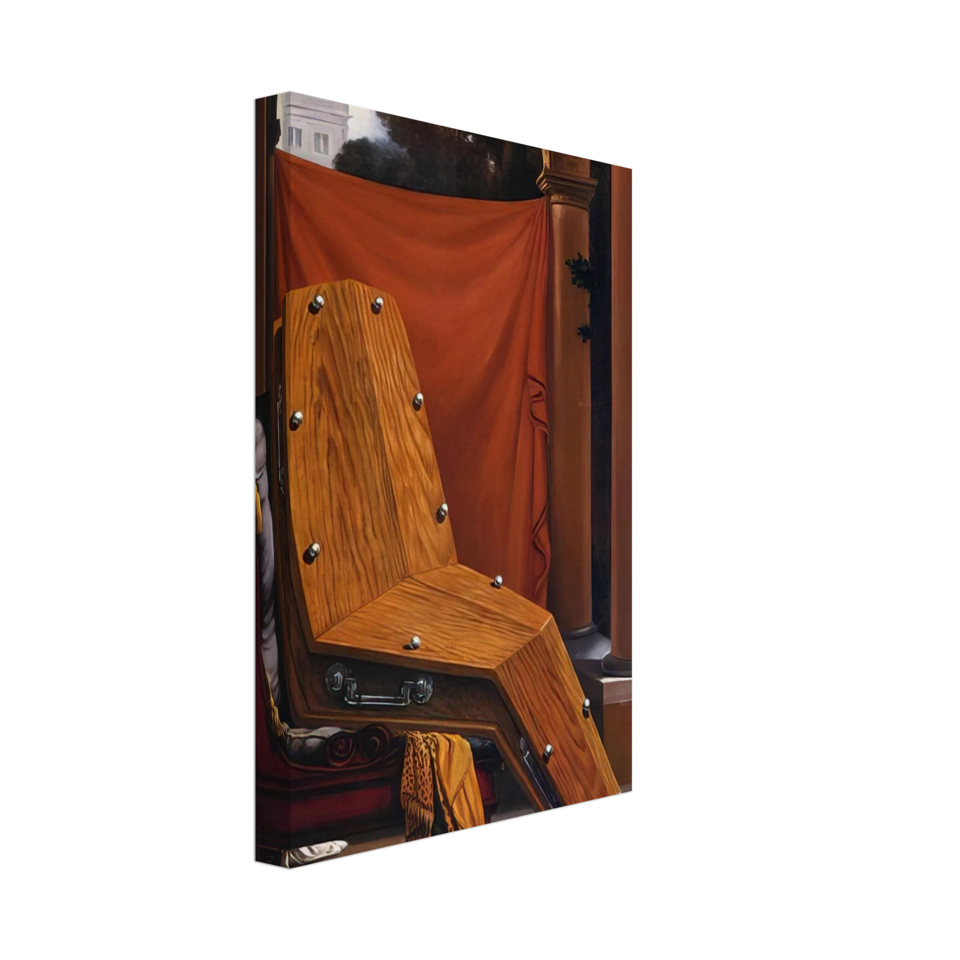 Rene Magritte - PERSPECTIVE MADAME R%C3%A9CAMIER DE DAVID 1950 Canvas - 70x100 cm / 28x40 inches-canvas