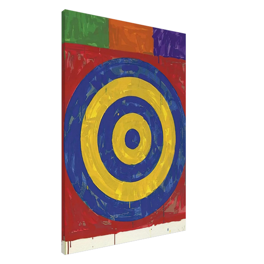 Jasper Johns - TARGET ULAE 147 1974 Canvas - 20x30 cm / 8x12 inches-canvas
