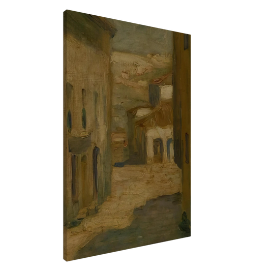 Tarsila do Amaral - Street of Segovia Canvas - 20x30 cm / 8x12 inches-canvas