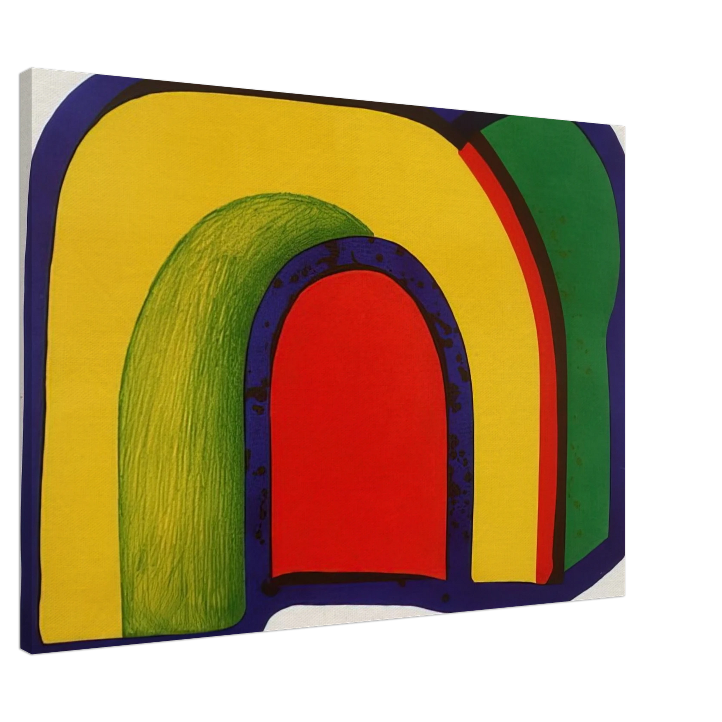 Howard Hodgkin - Arch - 1971 Canvas - 20x30 cm / 8x12 inches-canvas