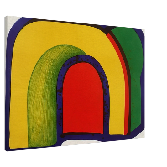 Howard Hodgkin - Arch - 1971 Canvas - 20x30 cm / 8x12 inches-canvas